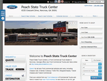 Tablet Screenshot of peachstateford.com